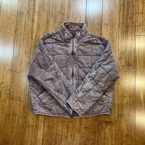 Free People Oversizes Quilted Dolman Jacket